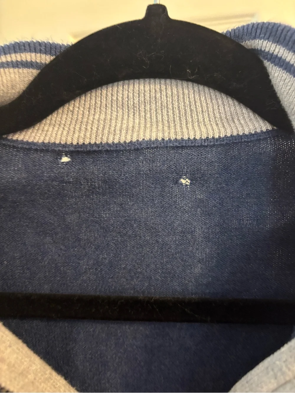 Vineyard Vines Navy Blue Quarter-Zip Sweater